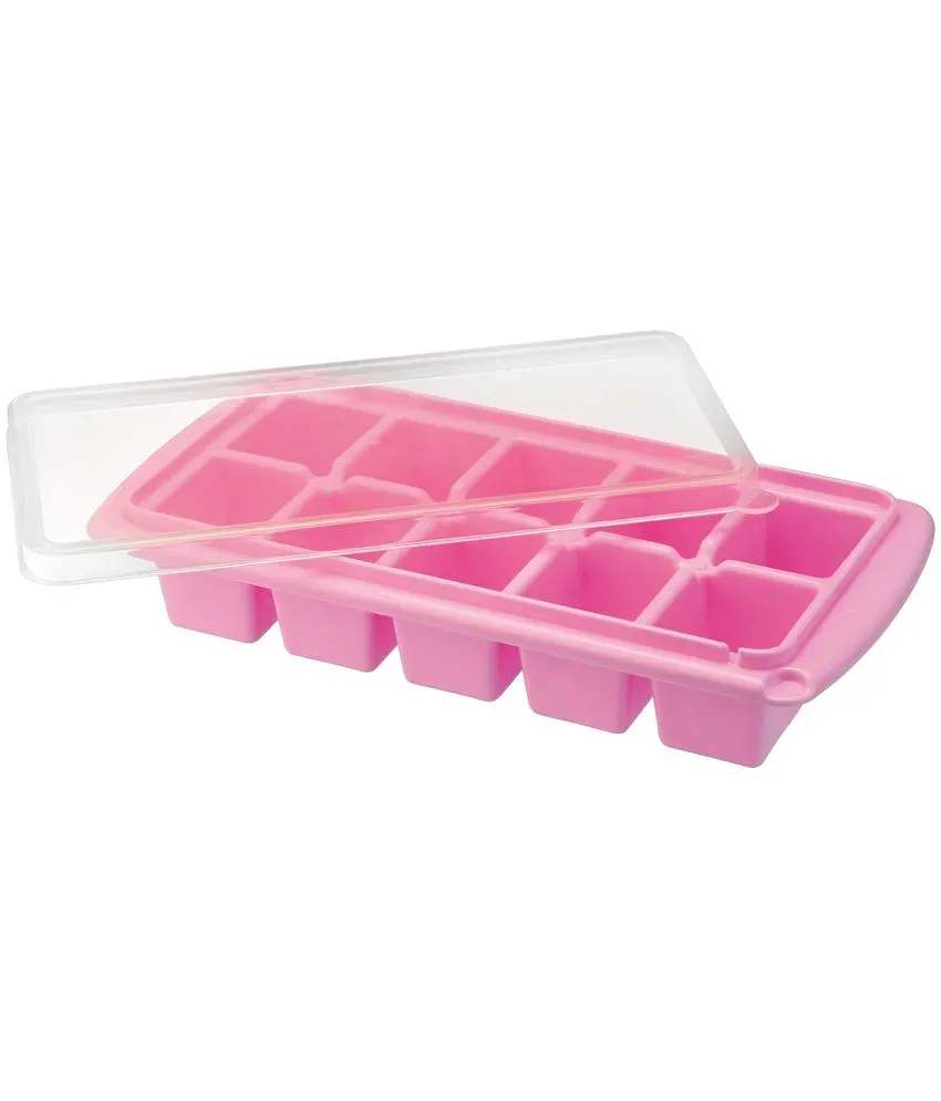 Plastic Joyo Xl Ice Cube Tray With Lid, Box