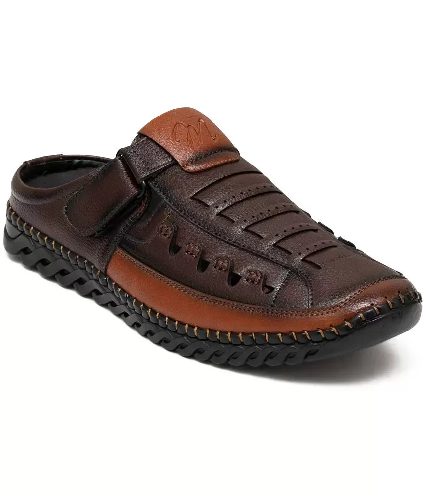 Buy Tan Sandals for Men by J Fontini Online | Ajio.com