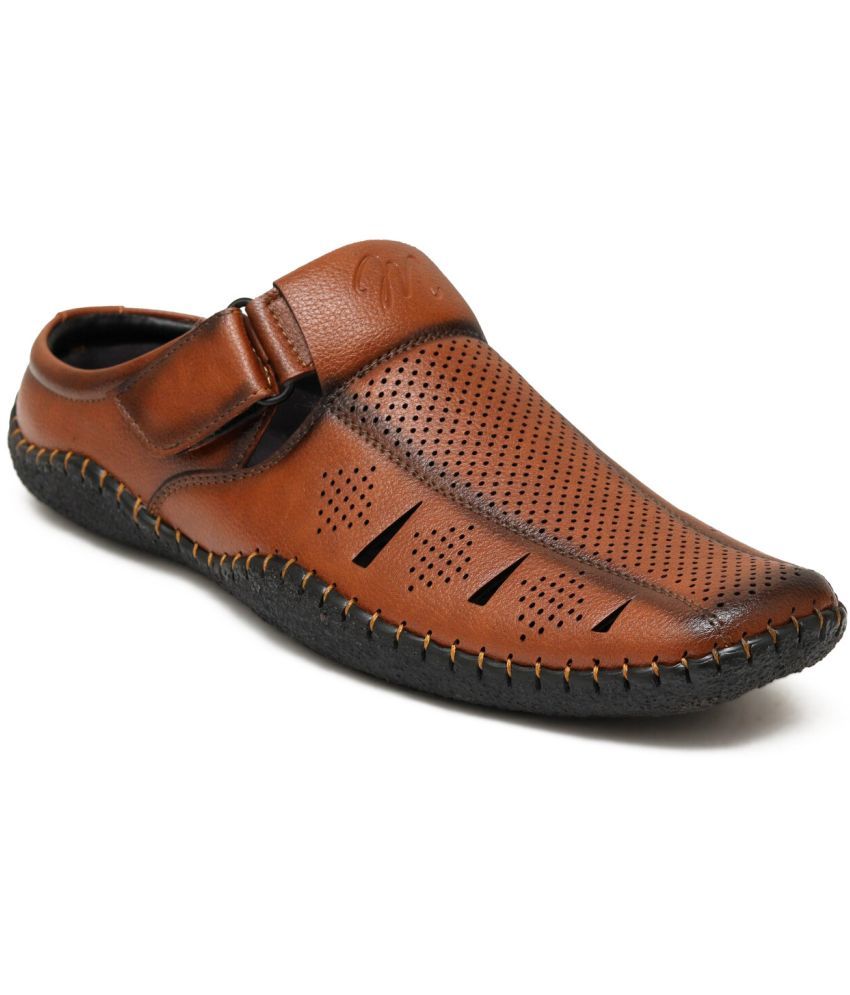     			Marnish - Brown Men's Sandals