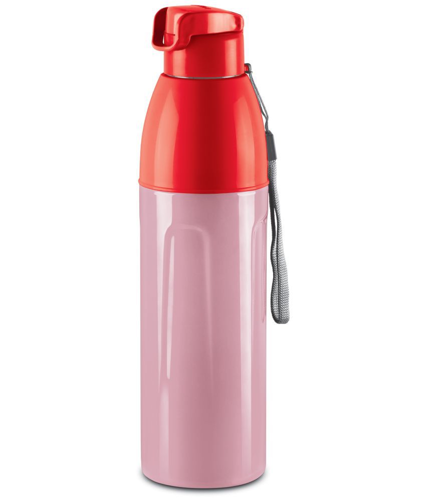     			Milton Kool Convex 900 Insulated Inner Pet Water Bottle, 700 ml, Light Red | Easy To Carry | Leak Proof | School | Office | Gym | Hiking | Treking | Travel Bottle