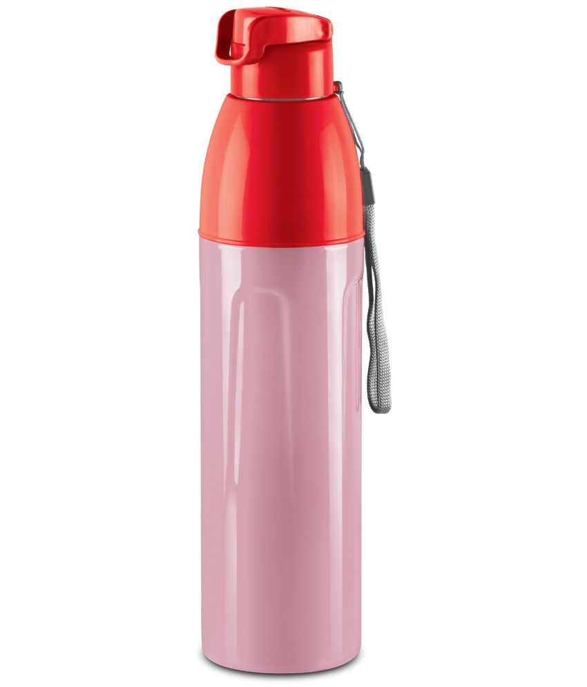     			Milton Kool Convex 1100 Insulated Inner Pet Water Bottle, 900 ml, Light Red | Easy To Carry | Leak Proof | School | Office | Gym | Hiking | Treking | Travel Bottle