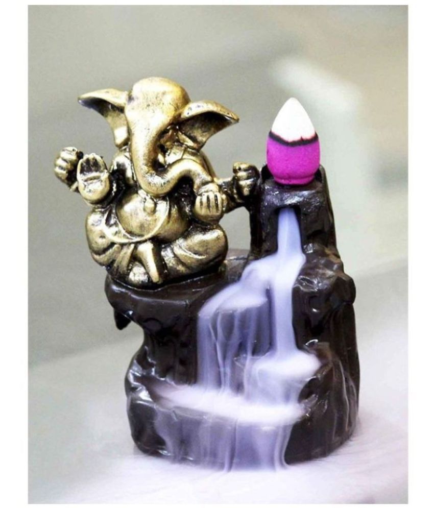     			Yukti Craft - Backflow Ganesha Showpiece 13 cm