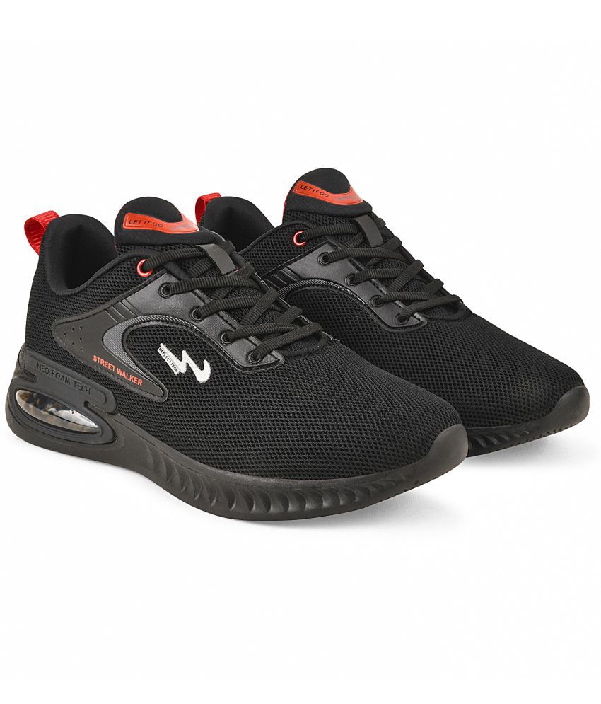     			Campus - ARIES Black Men's Sports Running Shoes