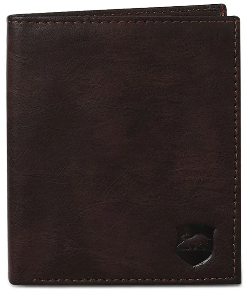 Buy LUXIQE Men Brown Synthetic Leather Bi-Fold Wallet Online at Low Prices  in India 