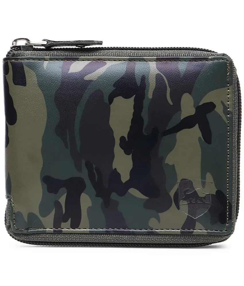 MENS BLACK CAMO WALLET