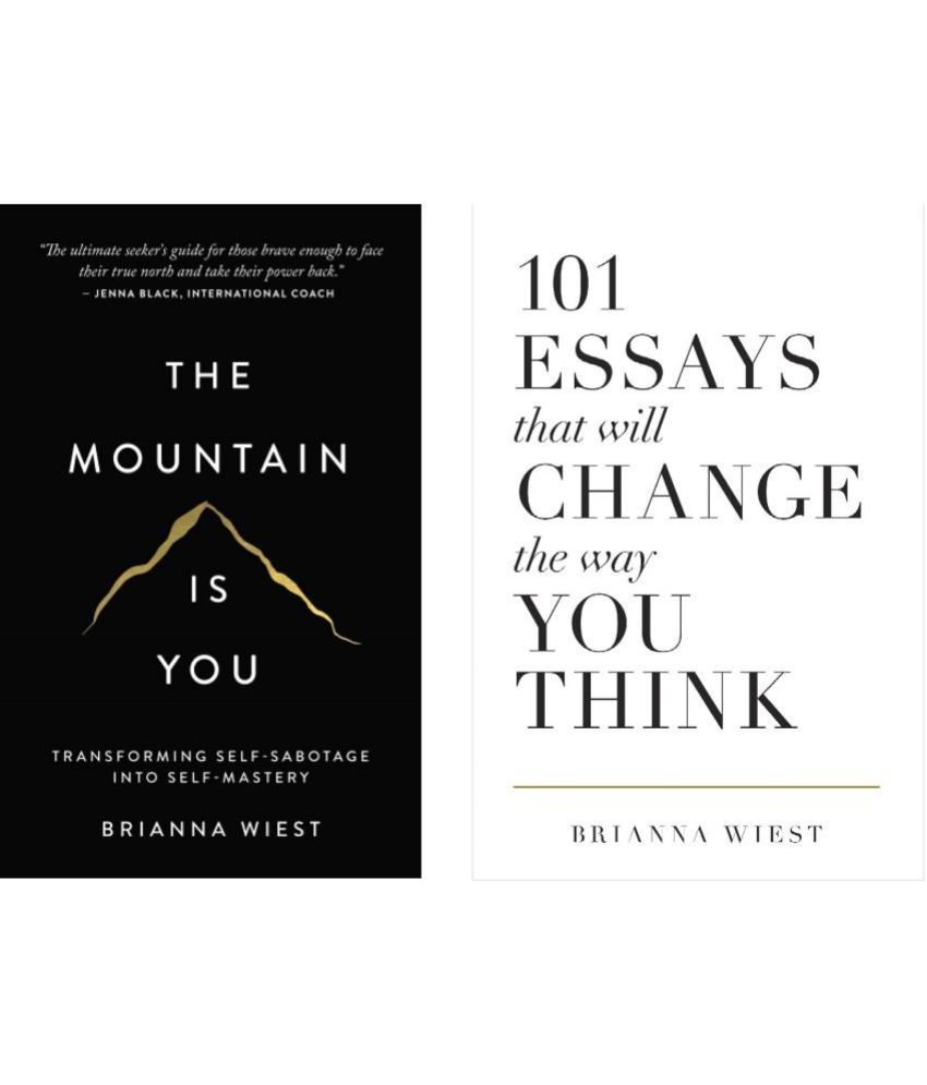     			Brianna Wiest 2 Books Set: Mountain Is You & 101 Essays (English, Paperback)