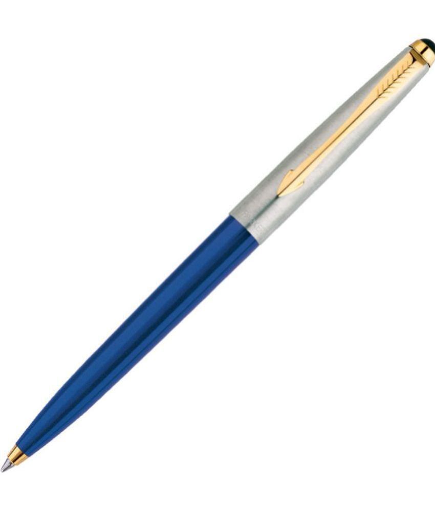     			Parker Galaxy Standard Gold Trim Blue Body Color Ball Pen (Blue)