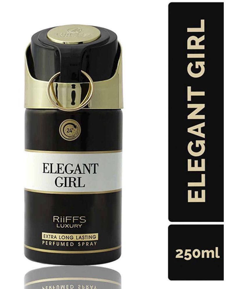     			RIIFFS - ELEGANT GIRL Perfumed Body Spray 250ml Deodorant Spray for Women 250 ml ( Pack of 1 )