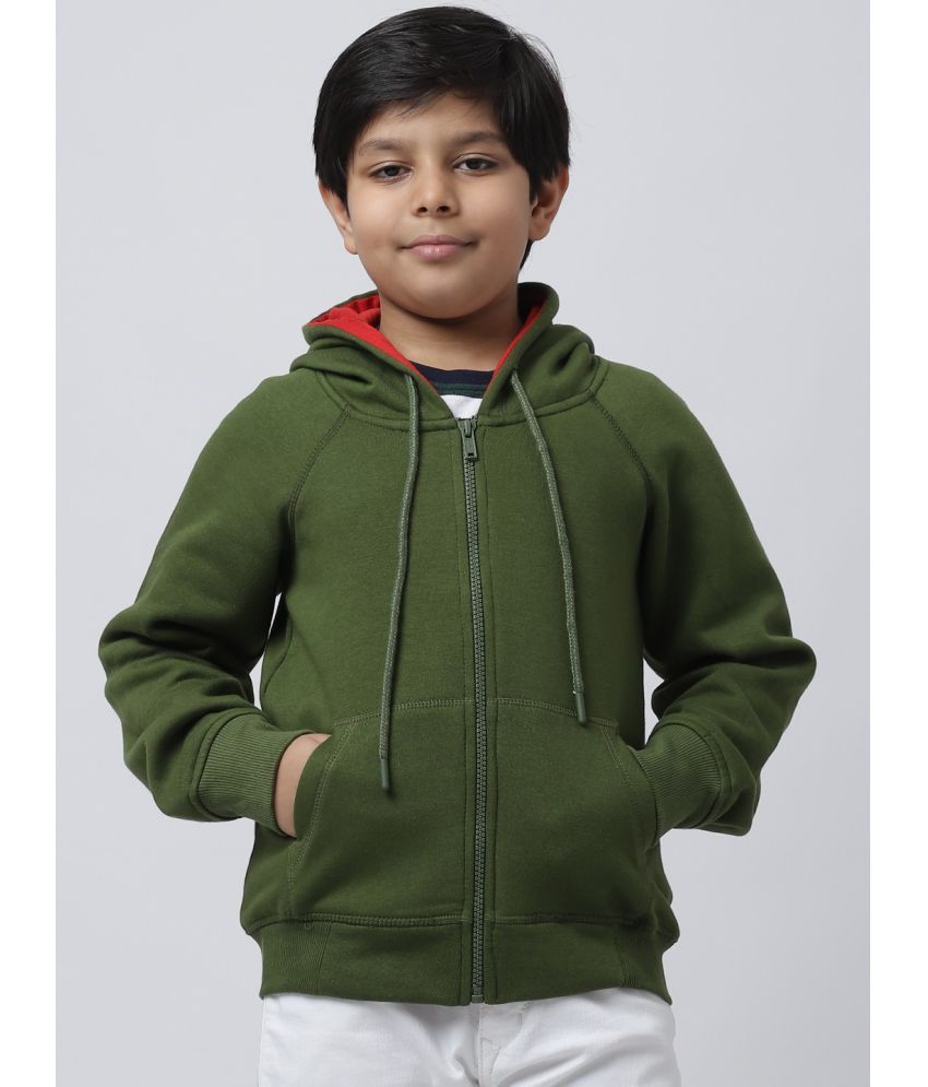     			Rute - Green Fleece Boys Sweatshirt ( Pack of 1 )