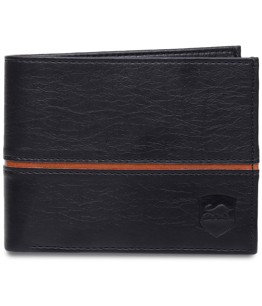     			samtroh - Black PU Men's Regular Wallet ( Pack of 1 )