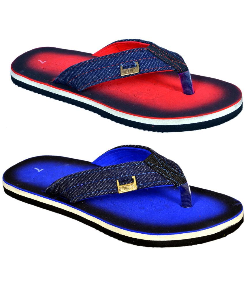     			Crazy Bunny Multicolor Men's Combo Slipper