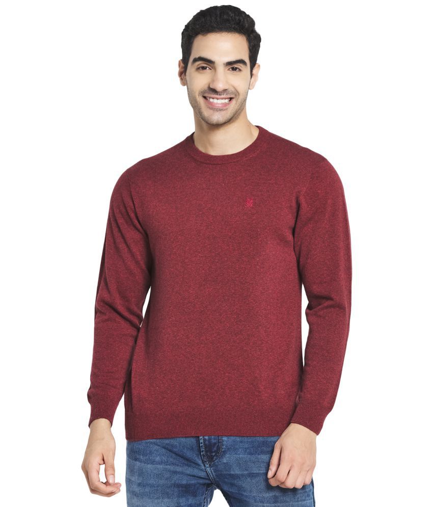     			Monte Carlo - Red Cotton Men's Regular Fit Pullover Sweater ( Pack of 1 )