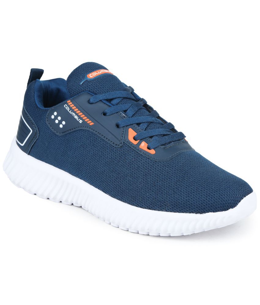     			Columbus - KINETIC Sports Shoes Blue Men's Sports Running Shoes