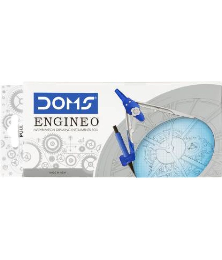     			Doms Engineo Math Inst Drawing & Geometry Box - 9 Tools In This Kit