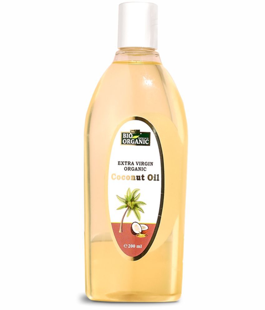     			INDUS VALLEY Bio Organic Extra Virgin Organic Coconut Oil For Hair And Skin Care - (200ml)