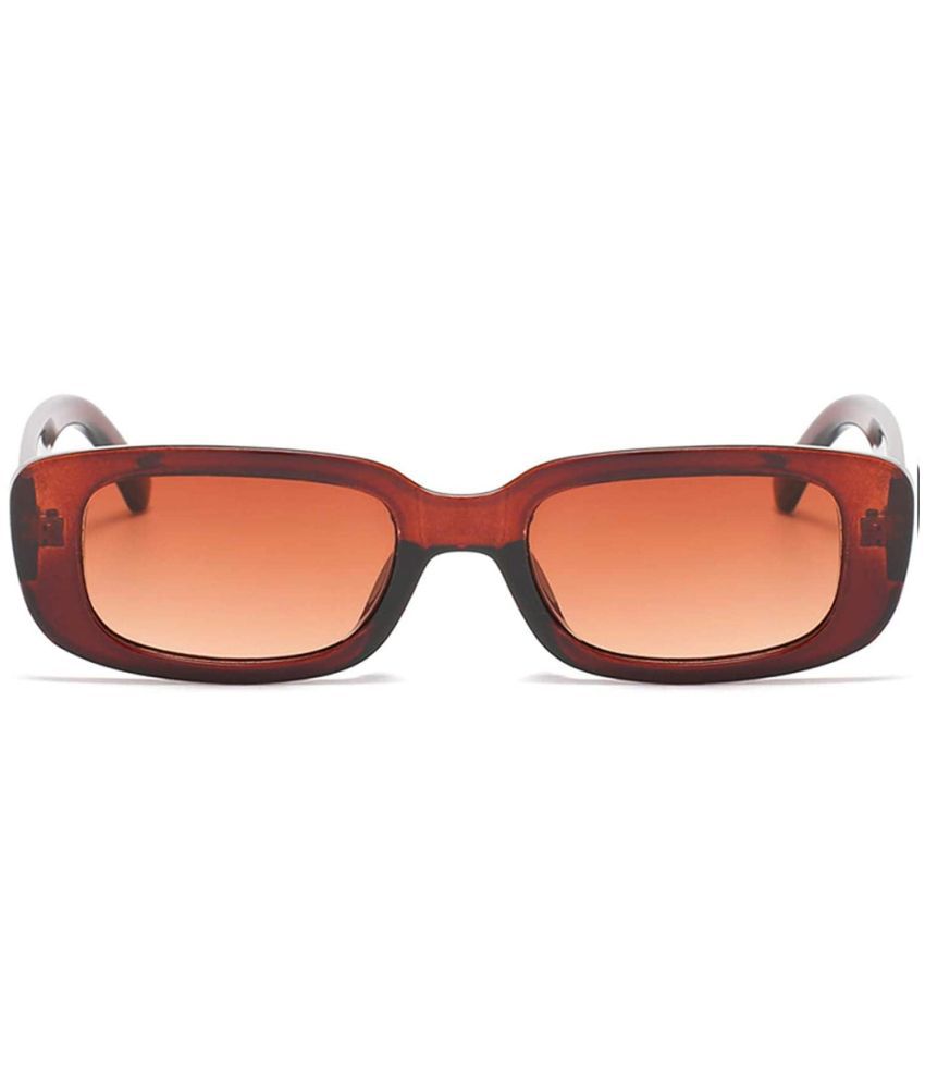     			Kanny Devis - Brown Rectangular Sunglasses ( Pack of 1 )