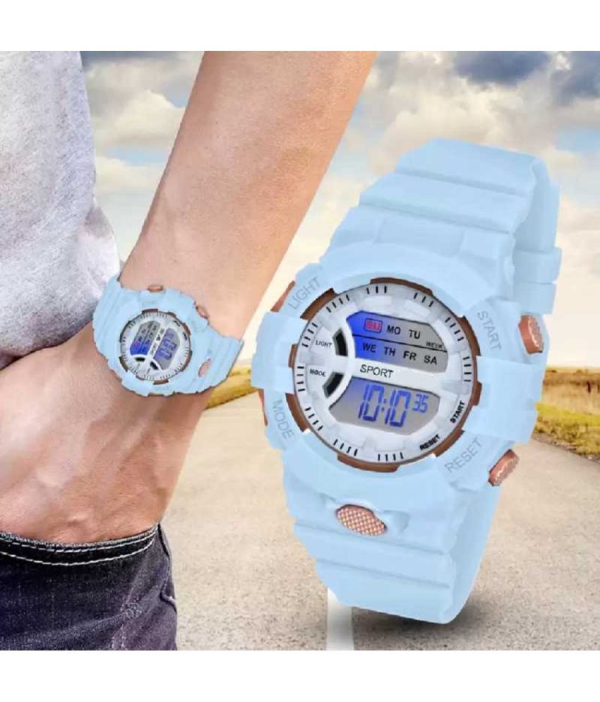     			Renaissance Traders - Blue Dial Digital Boys Watch ( Pack of 1 )