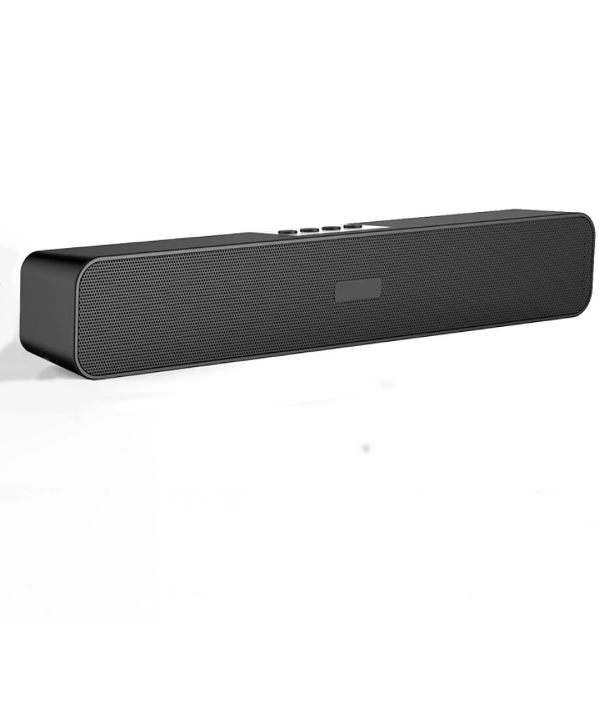    			VEhop BINGO SoundBar 10 W Bluetooth Speaker Playback Time 12 hrs Bluetooth V 5.0 with 3D Bass,Aux,USB,SD card Slot Black