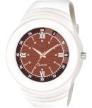 EMPERO - White PU Analog Men's Watch