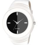 EMPERO - White PU Analog Men's Watch