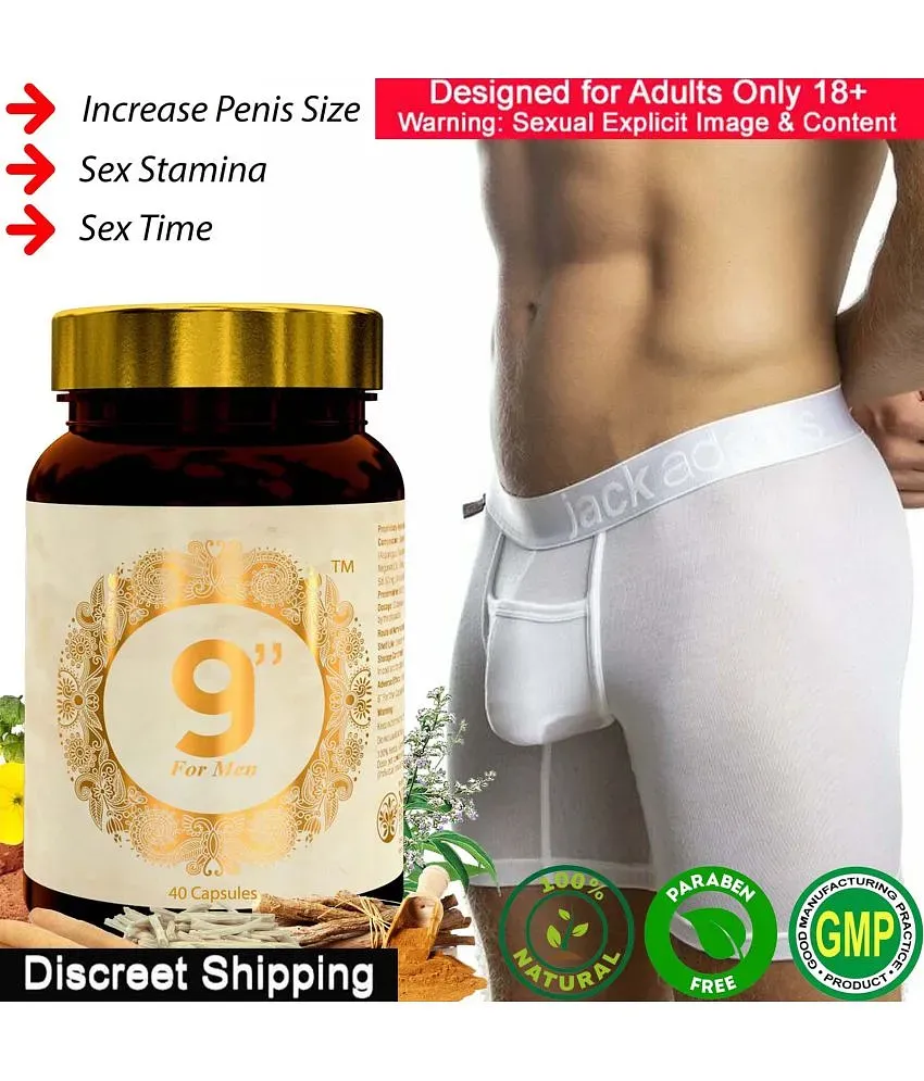 Nutriley 9 Inch Penis Enlargement Capsule for long penis penis