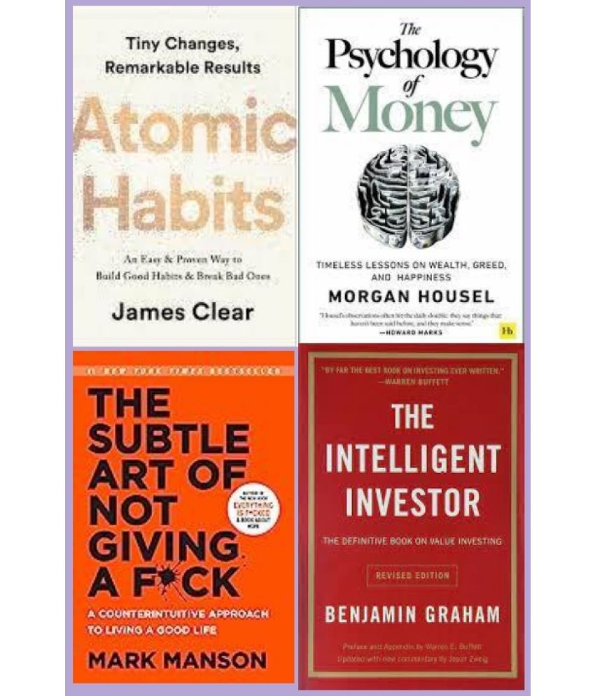     			Atomic Habits + The Psychology of Money + The Subtle Art + The Intelligent Investor