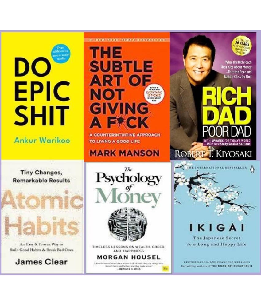     			COMBO OF 6 LIFE CHANGING BOOKS By NA