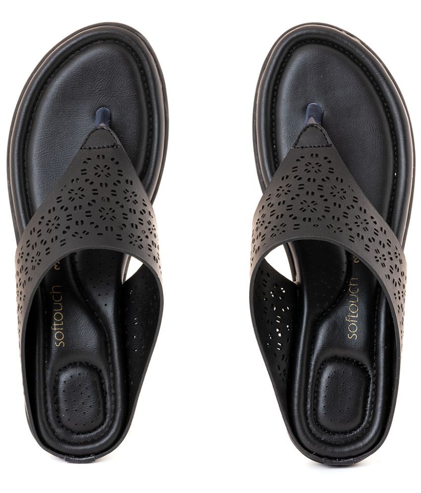     			Khadim's - Black Women's Slipper