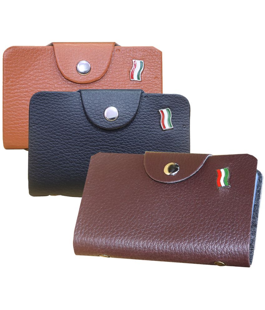     			Kopila - PU Leather Card Holder ( Pack 3 )