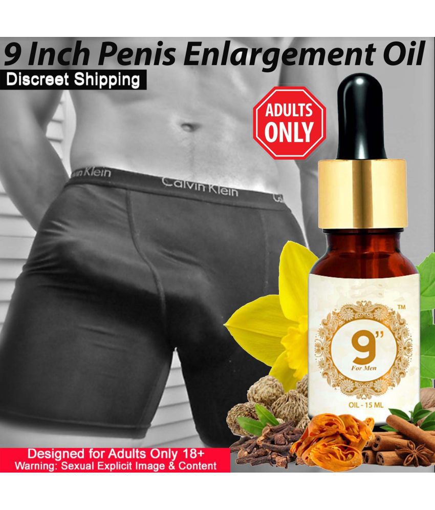 Nutriley 9 Inch Penis Enlargement Oil, for long penis, pens bigger cream, increase sex time, long last, ling mota lamba oil, ling mota lamba capsule, ling lamba oil & men sexual wellness (15 ml).