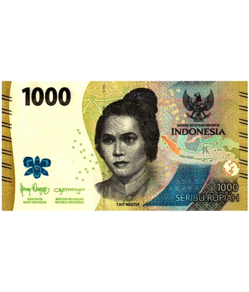     			SUPER ANTIQUES GALLERY - INDINESIA 1000 RUPIAH GEM UNC 1 Paper currency & Bank notes