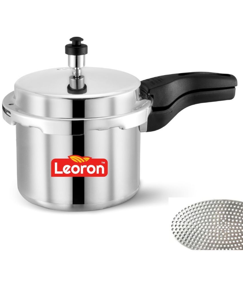     			Srushti Gold is now Leoron 3 L Aluminium OuterLid Pressure Cooker With Induction Base
