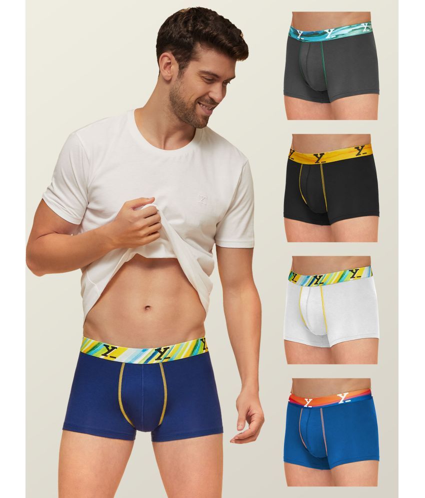     			XYXX Pack of 5 Modal Men's Trunks ( Multicolor )