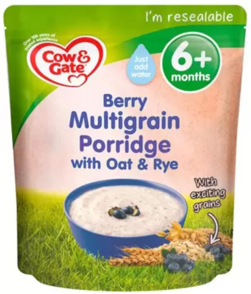 cow and gate Berry Multigrain Porridge with Oat & Rye Infant Cereal for