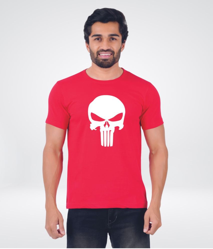     			ferocious - Red Cotton Regular Fit Men's T-Shirt ( Pack of 1 )