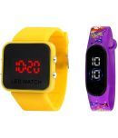 Cosmic - Black Dial Digital Boys Watch ( Pack Of 2 )