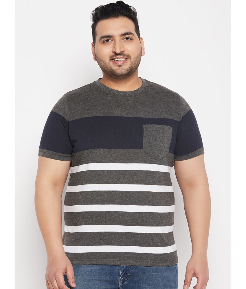     			AUSTIVO - Multicolor Cotton Blend Regular Fit Men's T-Shirt ( Pack of 1 )