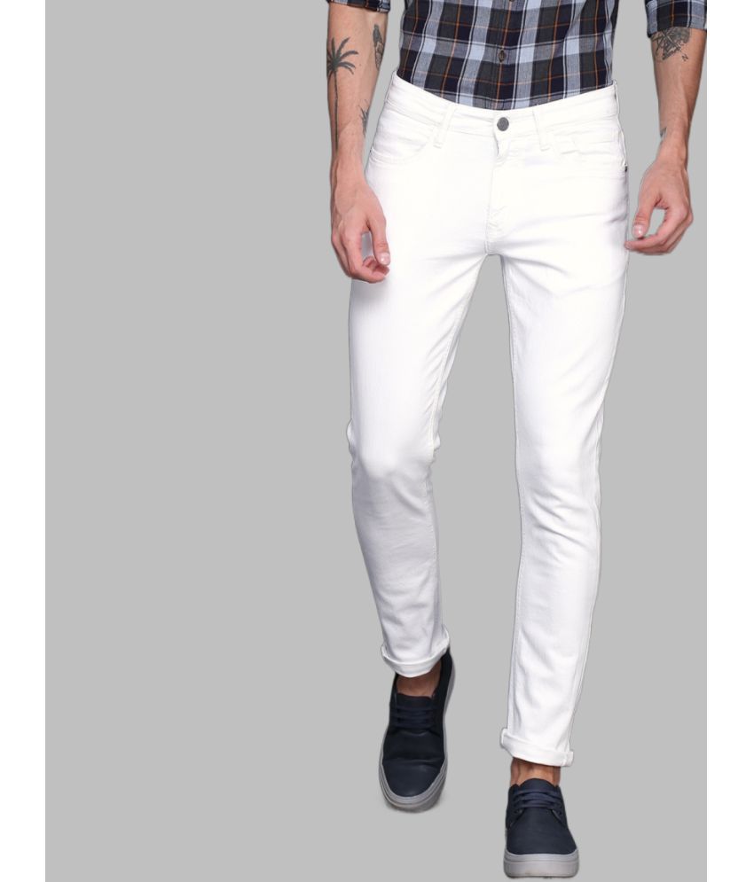     			x20 - White Denim Skinny Fit Men's Jeans ( Pack of 1 )