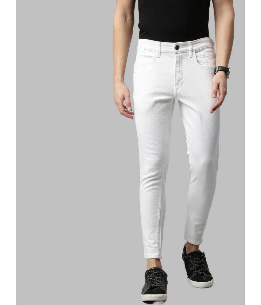     			x20 - White Denim Slim Fit Men's Jeans ( Pack of 1 )