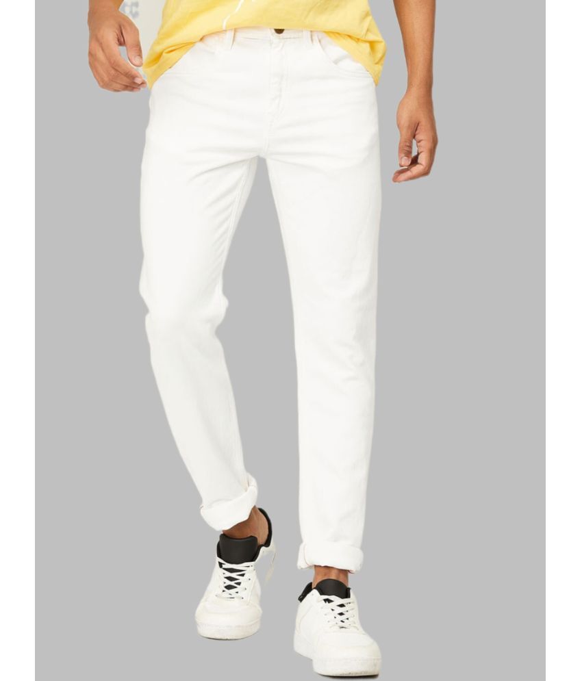     			x20 - White Denim Slim Fit Men's Jeans ( Pack of 1 )