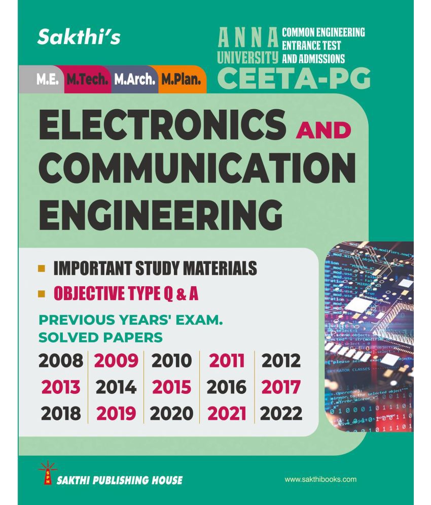     			CEETA-PG Electronics And Communication Engineering Study Materials & Previous Years Solved Papers - 2023