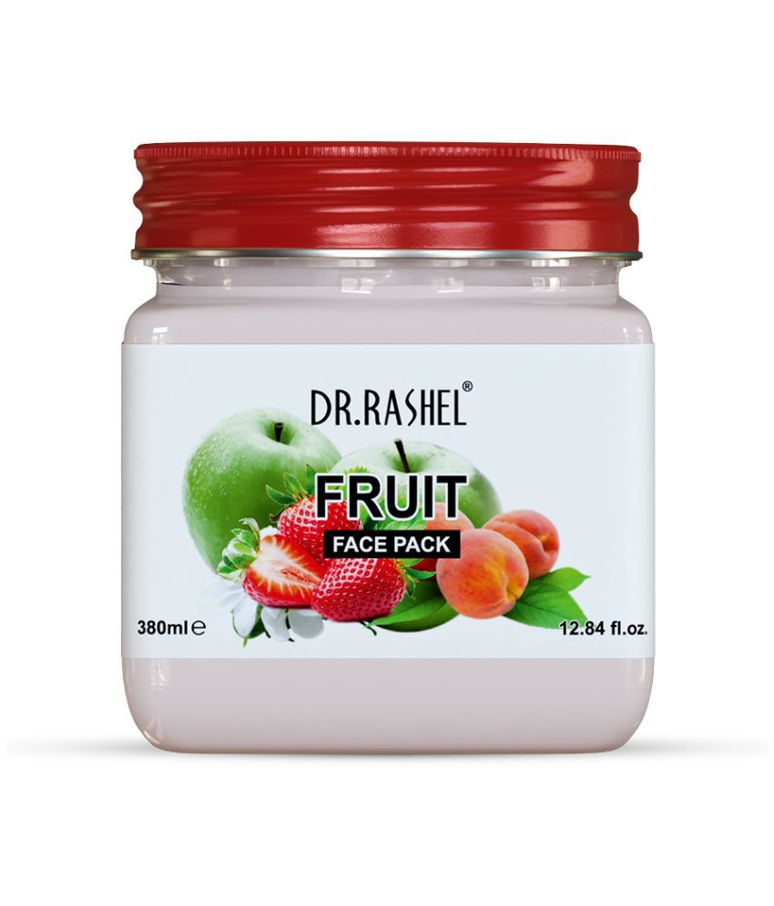     			DR.RASHEL Fruit Face Pack for Glowing Skin, Acne, Pimples, Detan, Blemishes, Pigmentation & Brightening, Face Cleansing for Face & Body (380 Ml)