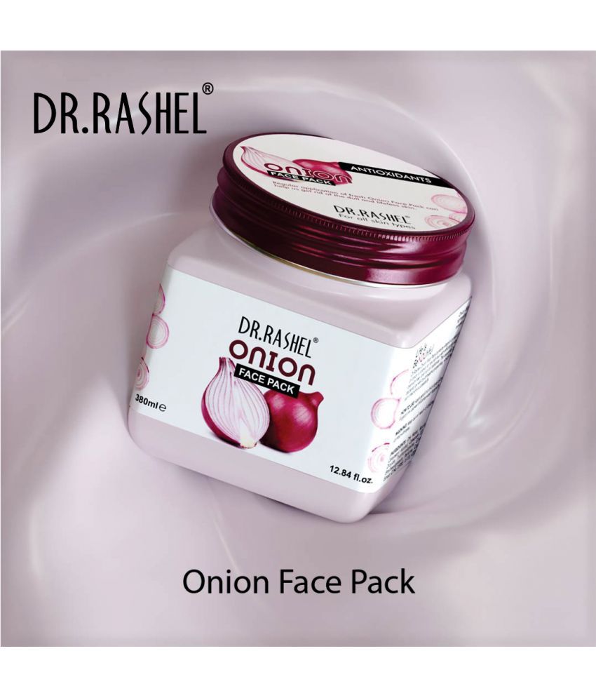     			DR.RASHEL Onion Face Pack Hydrate & Moisturize Reduces Oil & Blemishes For Glowing Skin 380ml