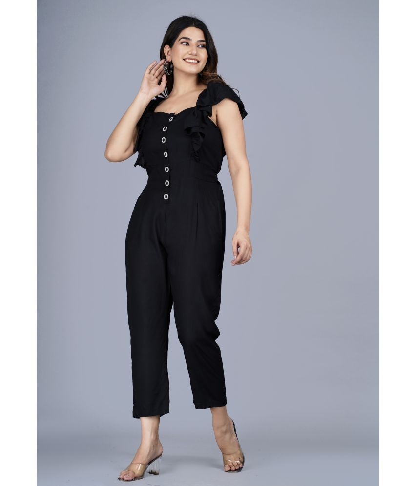     			Smien - Black Rayon Regular Fit Women's Jumpsuit ( Pack of 1 )