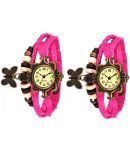 Cosmic - Pink Dial Analog Girls Watch ( Pack Of 2 )