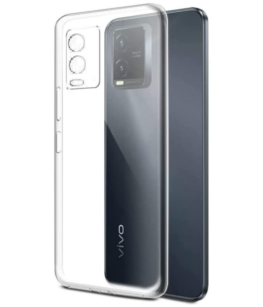     			BEING STYLISH - Transparent Silicon Plain Cases Compatible For Vivo T1x ( Pack of 1 )