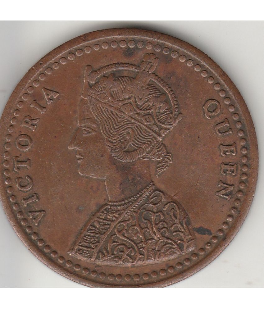     			COIN AND HERITAGE GALLERY - VICTORIA QUEEN -UK-1818 ONE ANNA TOO BIG 1 Numismatic Coins