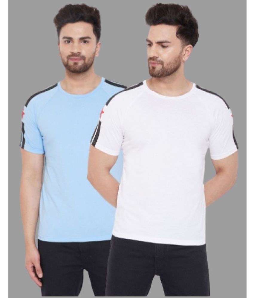     			Gritstones Pack of 2 Cotton Blend Regular Fit Men's T-Shirt ( Multicolor )