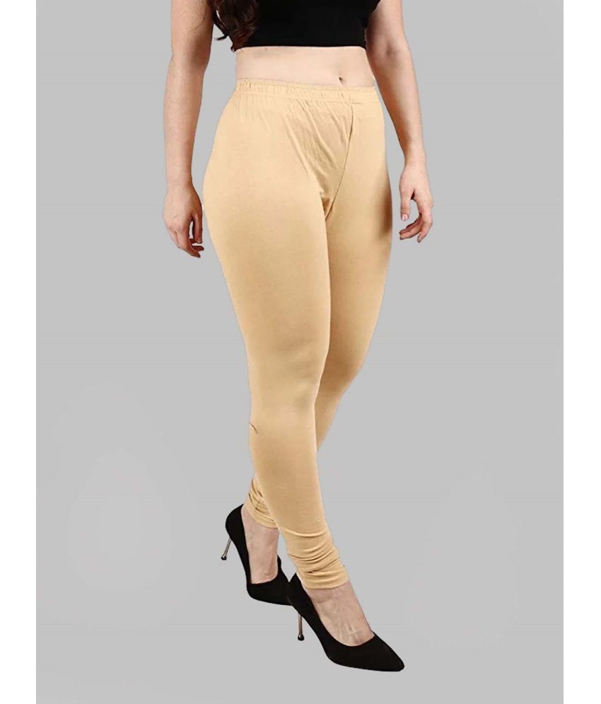     			MRB - Gold Cotton Blend Women's Leggings ( Pack of 1 )