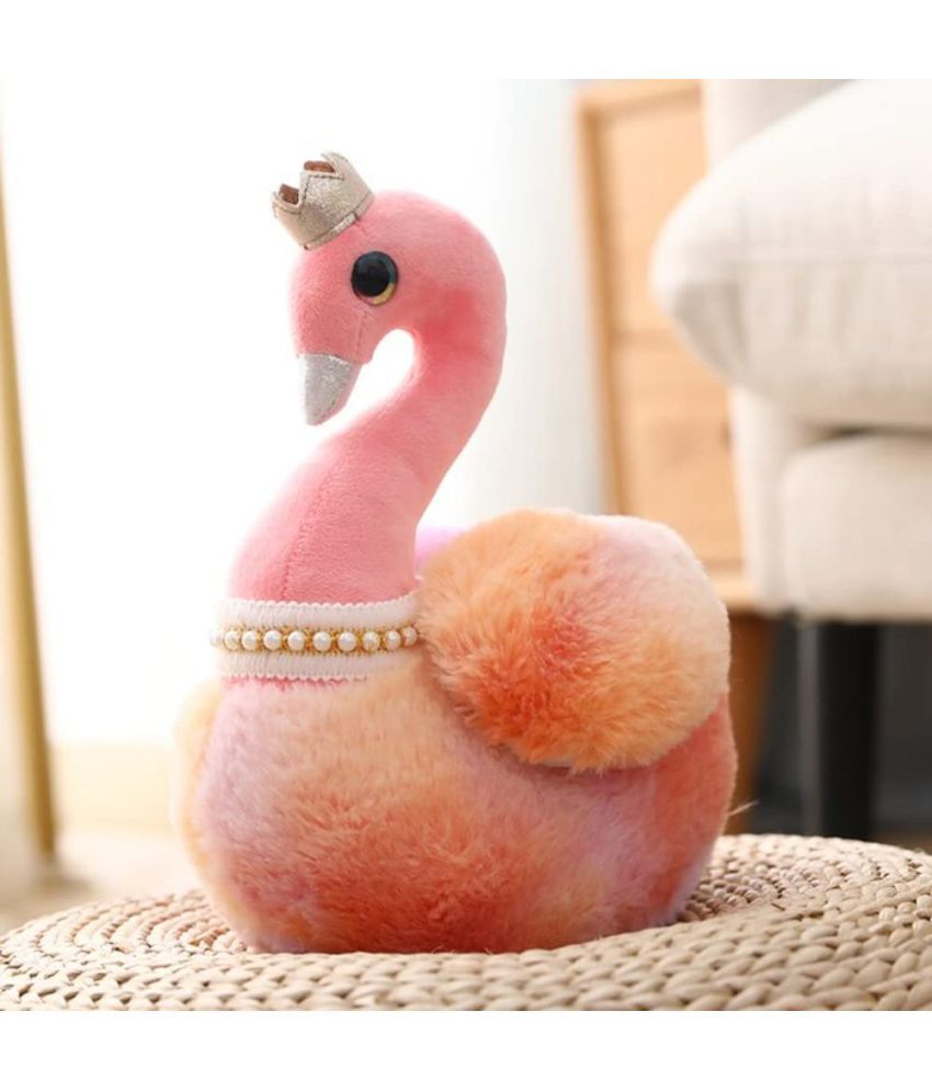     			Tickles Cute Swan Soft Stuffed Plush Animal Toy for Kids Birthday Gift (Color: Pink; Size: 30 cm )
